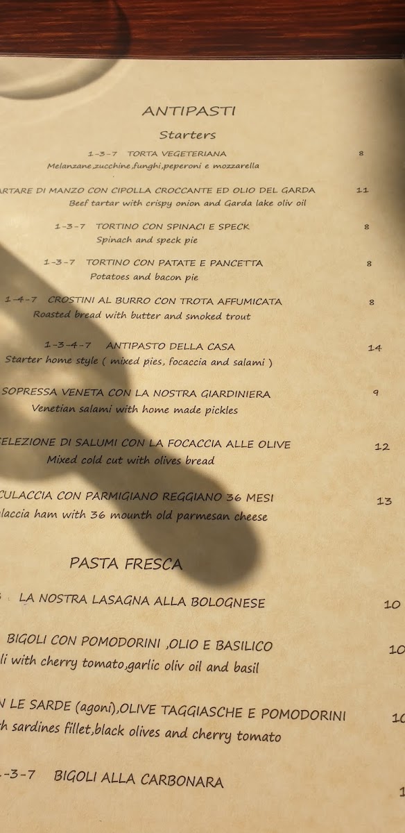Osteria Le Spine Photo Menu 4