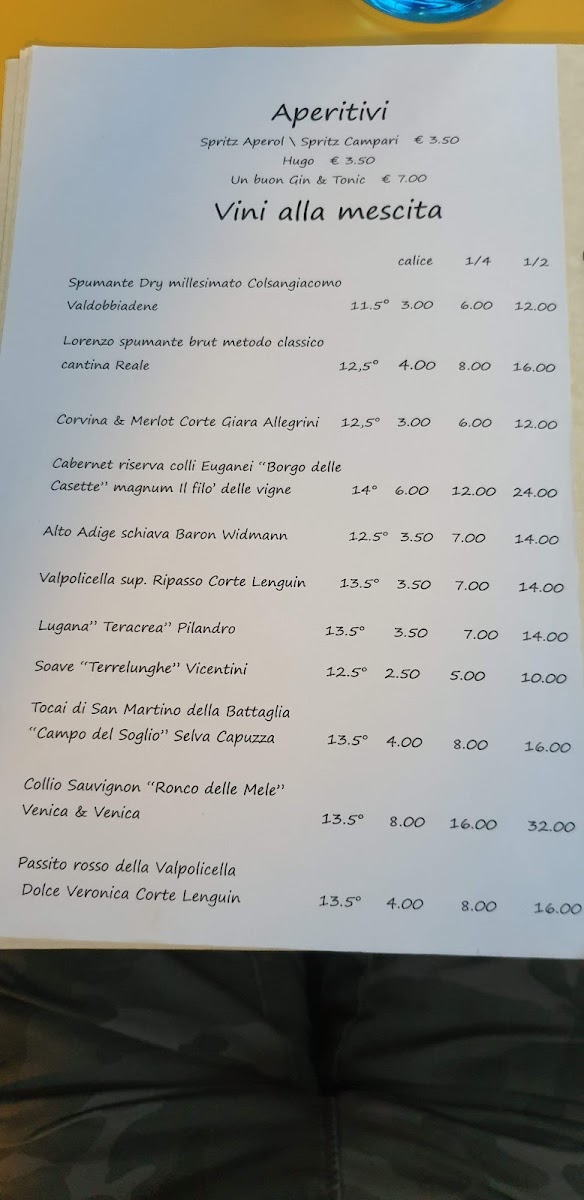 Osteria Le Spine Photo Menu 7