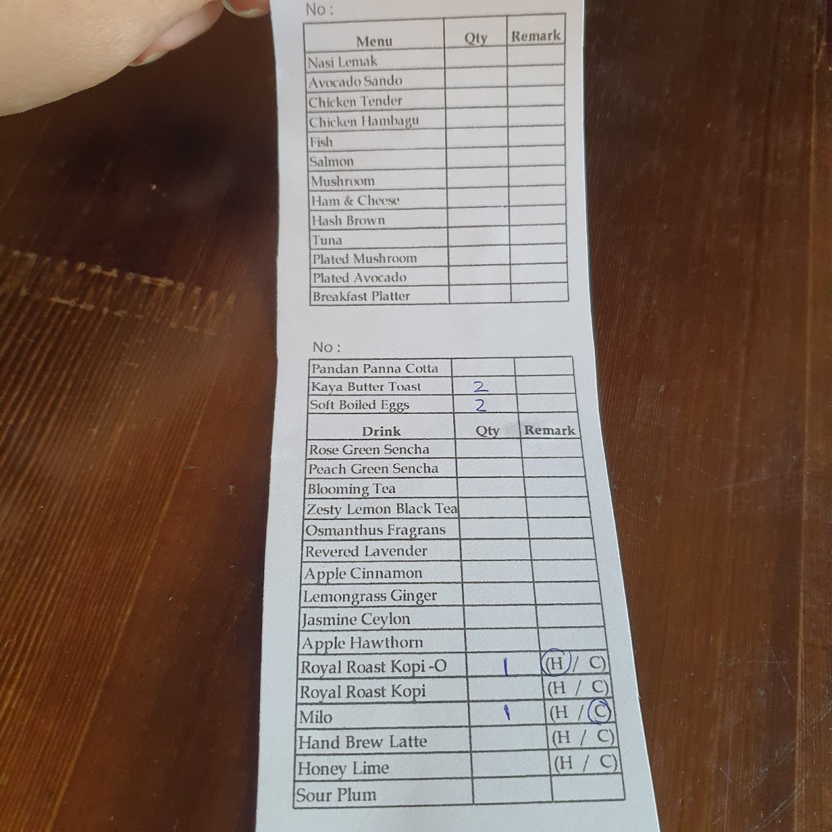 Zhao Breakfast Alor Setar 朝 Photo Menu 5