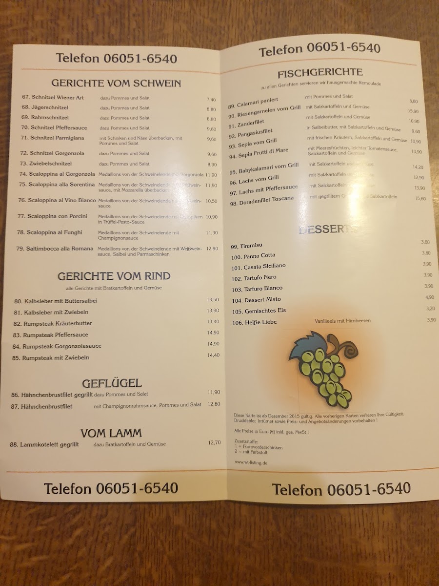 Pizzeria - Am Viadukt Photo Menu 1
