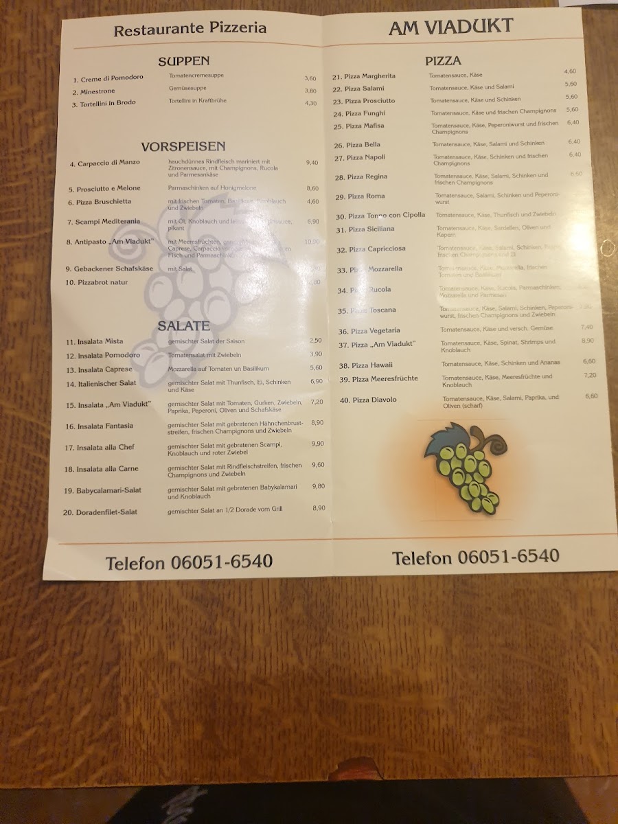 Pizzeria - Am Viadukt Photo Menu 2