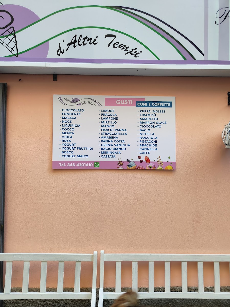 Gelato d'altri tempi Photo Menu 2