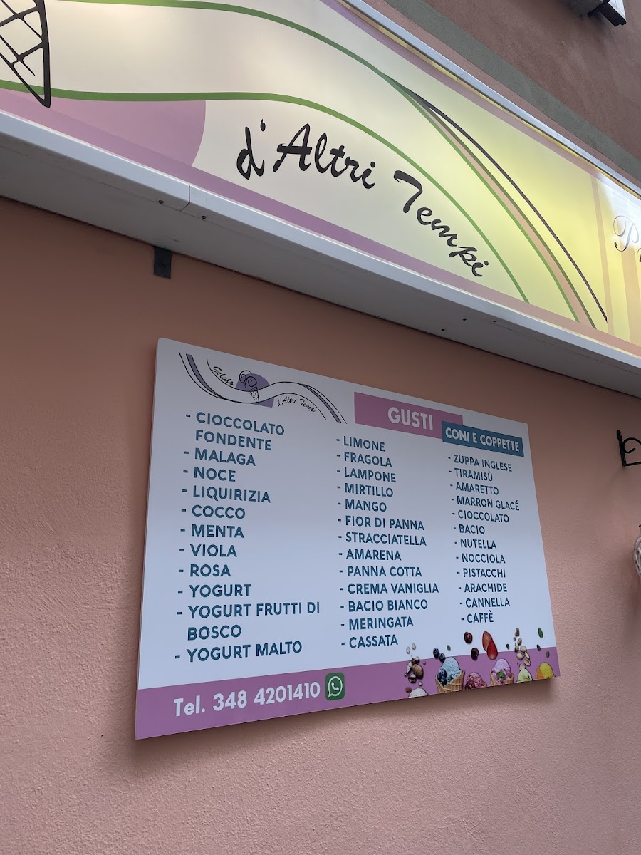Gelato d'altri tempi Photo Menu 3