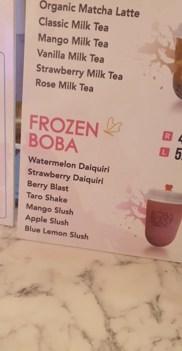 Boba Blast Bubble Tea Photo Menu 4