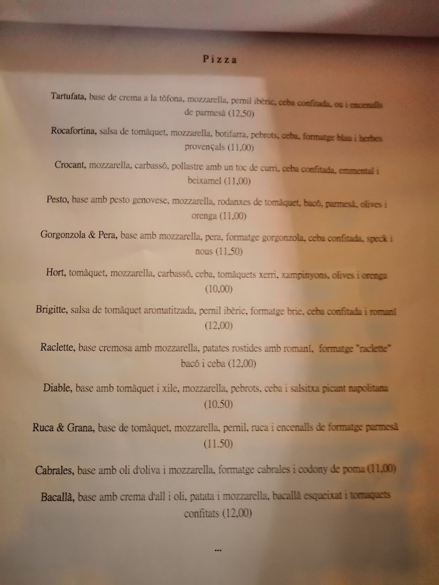 La Pizza Del Pont Photo Menu 10