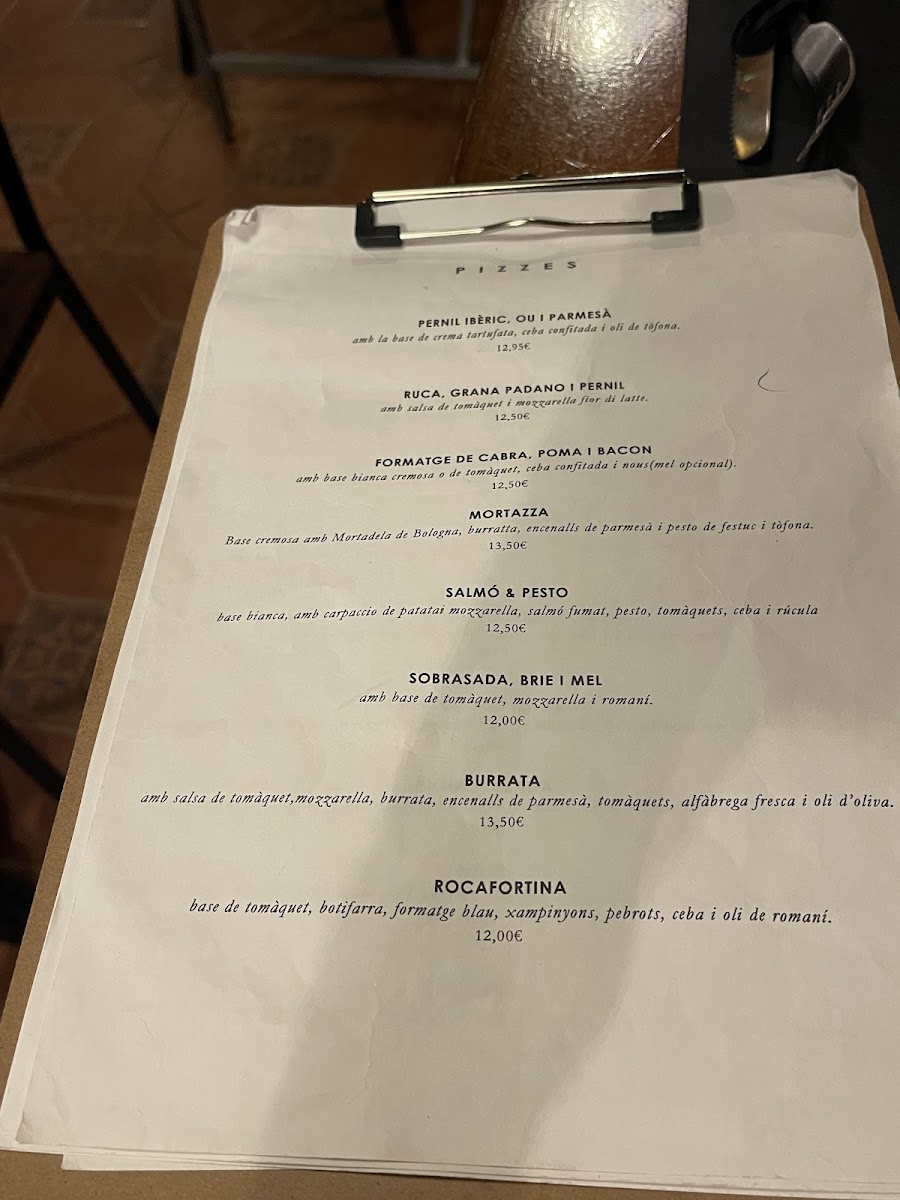 La Pizza Del Pont Photo Menu 2