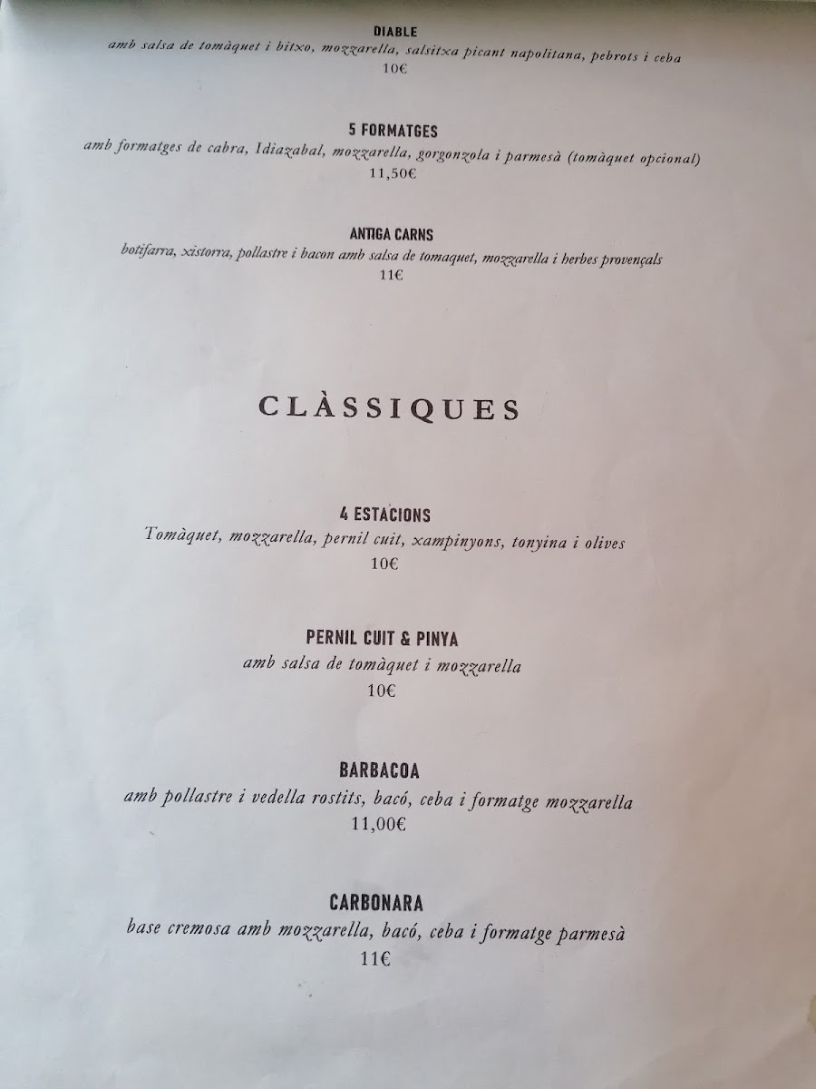 La Pizza Del Pont Photo Menu 5