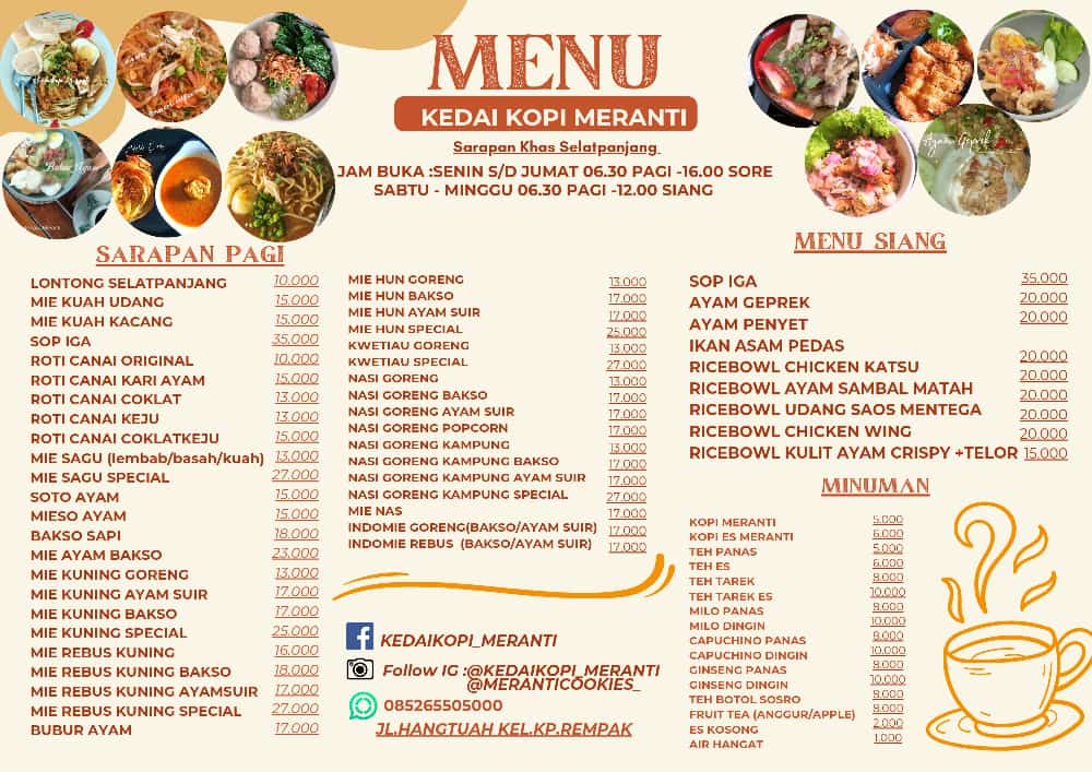 kedai kopi meranti Photo Menu 2