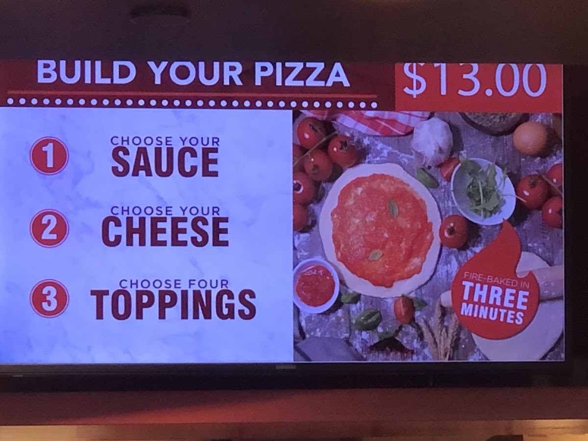 Piattino Oven Fired Pizza Photo Menu 3