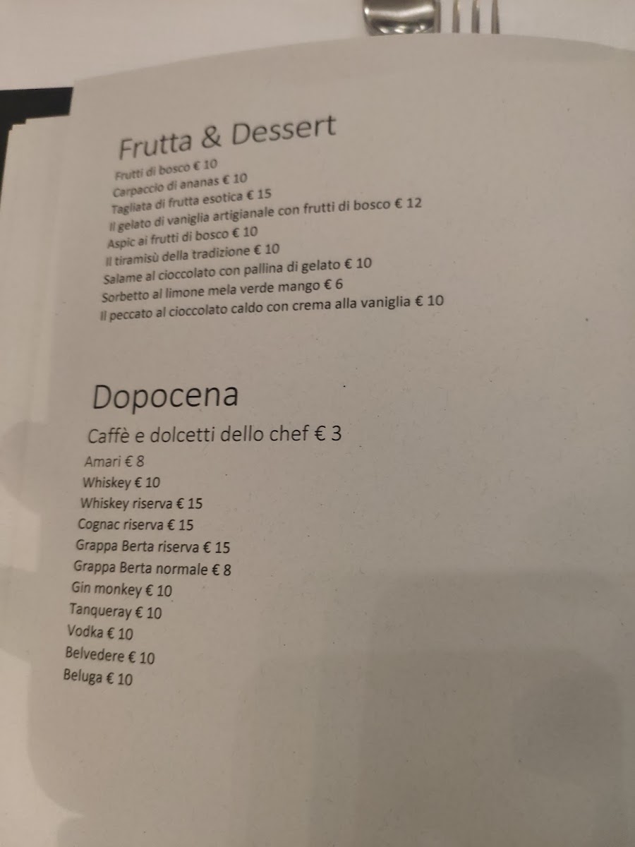 Pesce D'Oro Bistrot Photo Menu 5