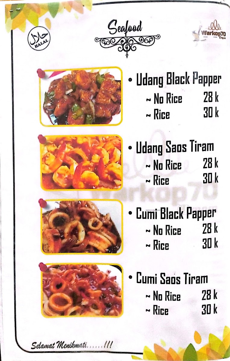 Warkop 70 Photo Menu 6