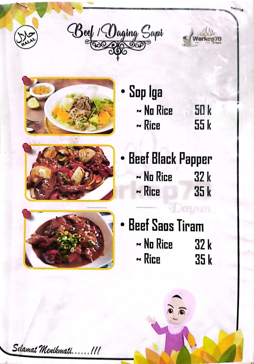 Warkop 70 Photo Menu 8