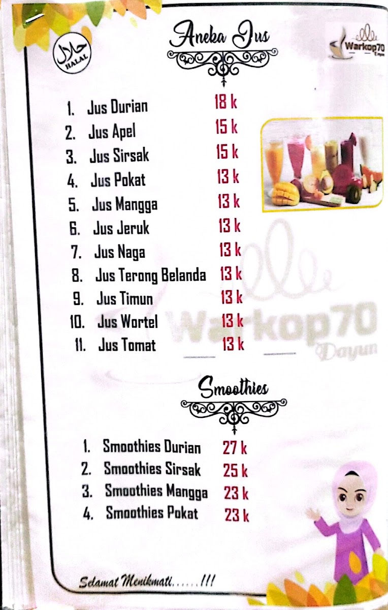 Warkop 70 Photo Menu 9