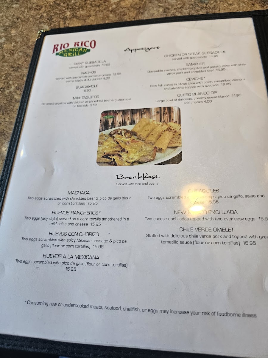 Rio Rico Mexican Grill Photo Menu 4