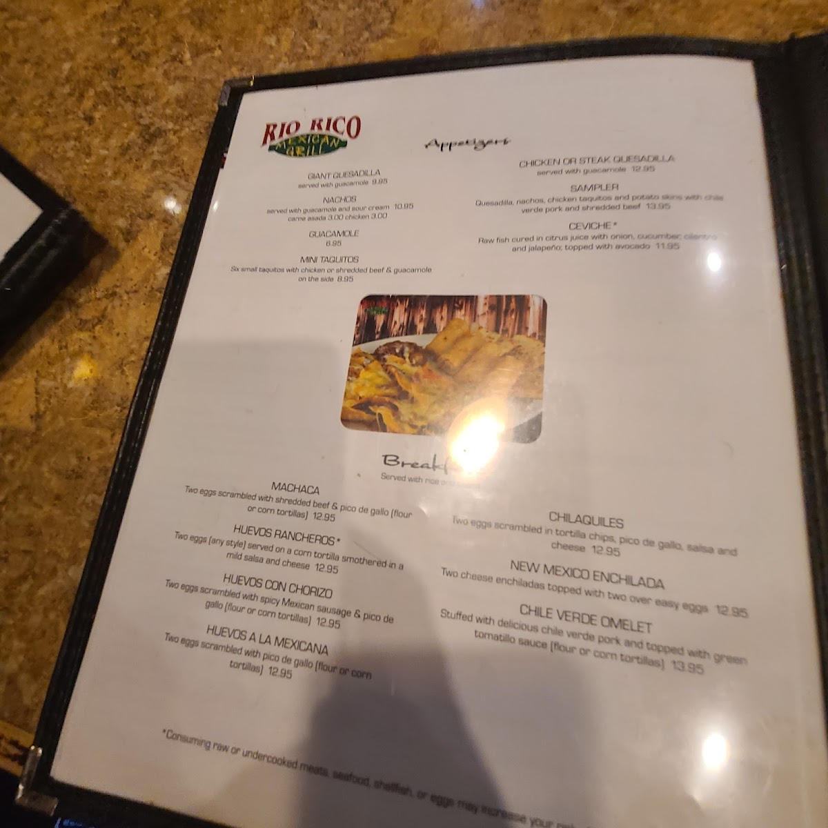 Rio Rico Mexican Grill Photo Menu 5