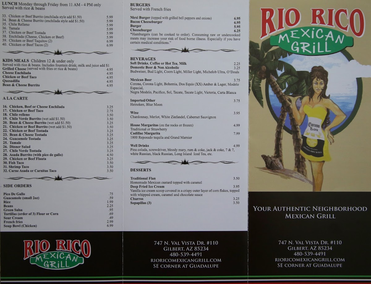 Rio Rico Mexican Grill Photo Menu 7