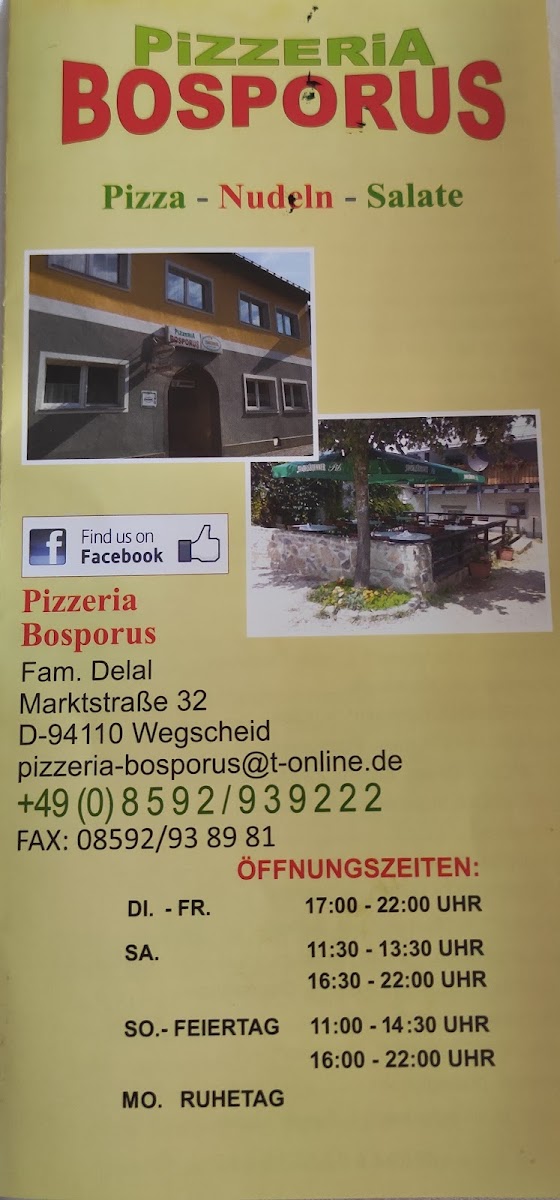 Pizzeria Bosporus Photo Menu 6