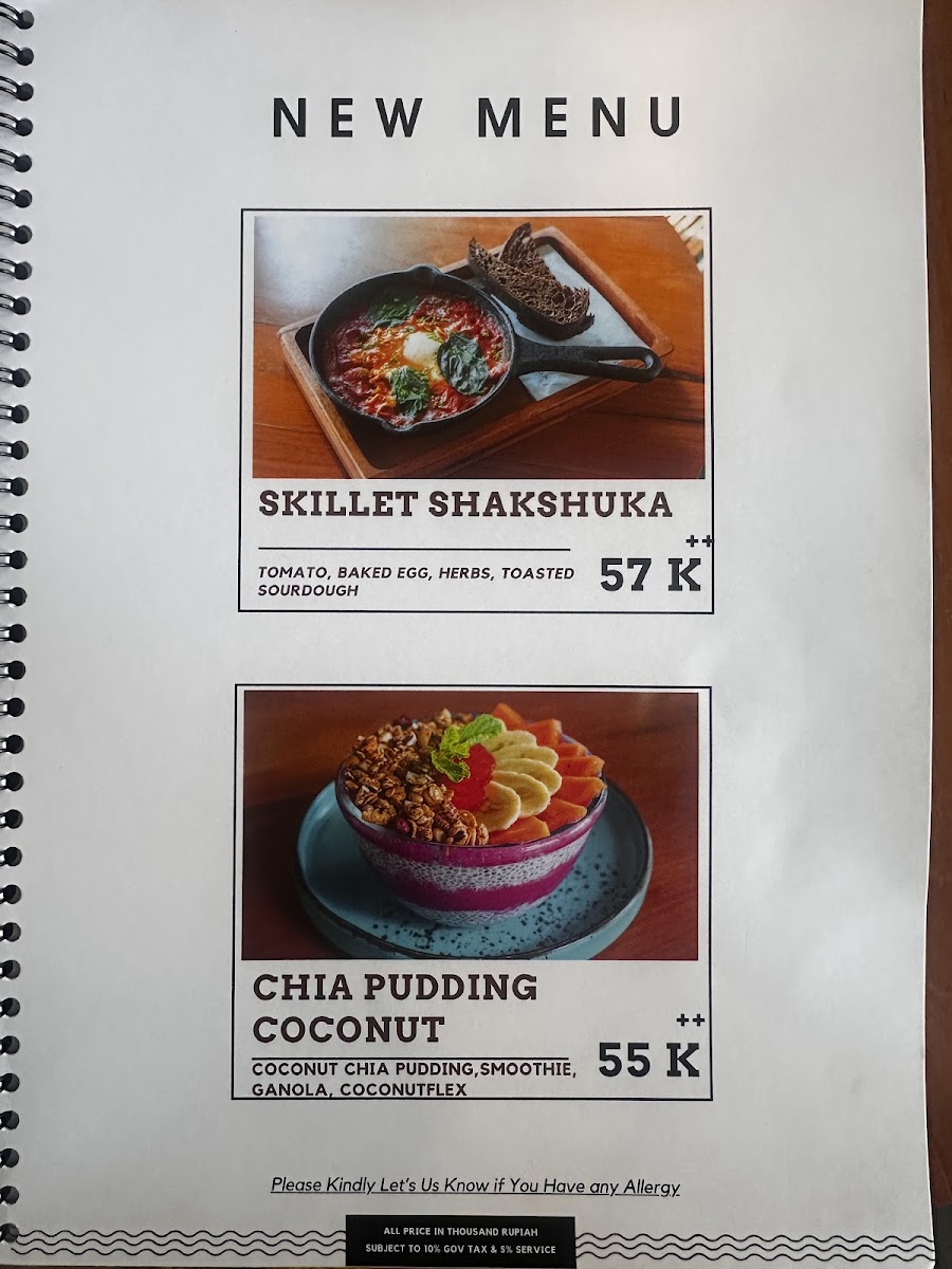Gangga Coffee Ubud Photo Menu 7