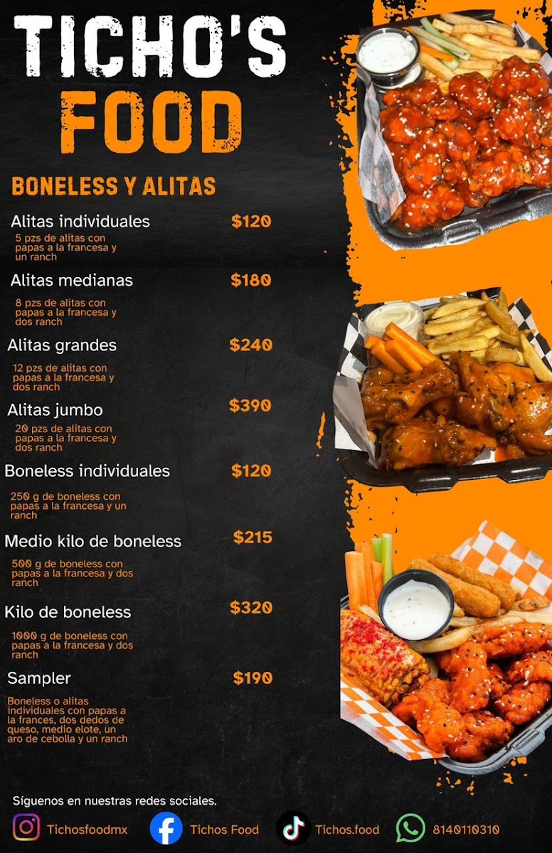 Ticho’s Food Photo Menu 2