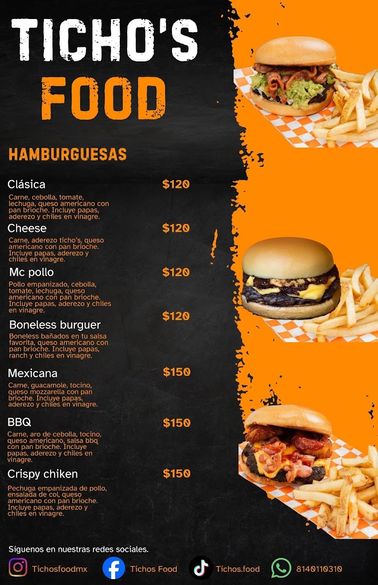 Ticho’s Food Photo Menu 3