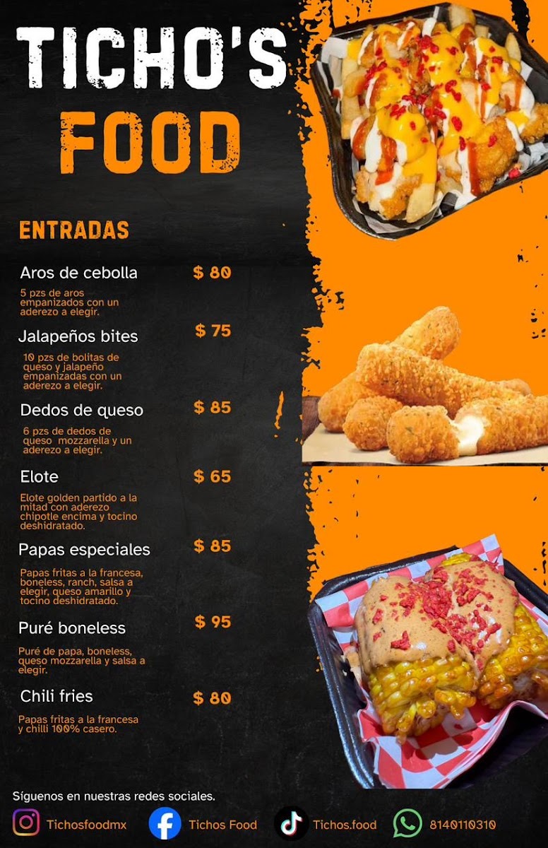 Ticho’s Food Photo Menu 5