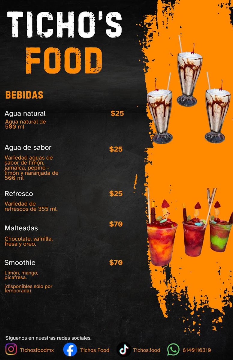 Ticho’s Food Photo Menu 6