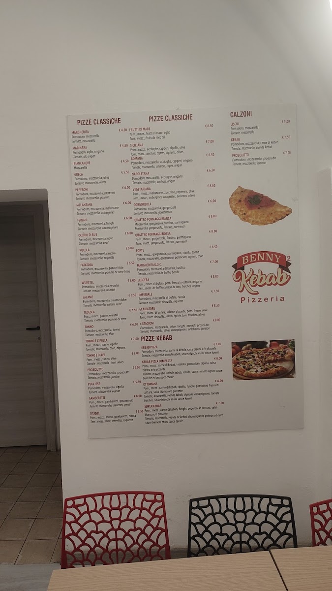 Benny Kebab Photo Menu 1