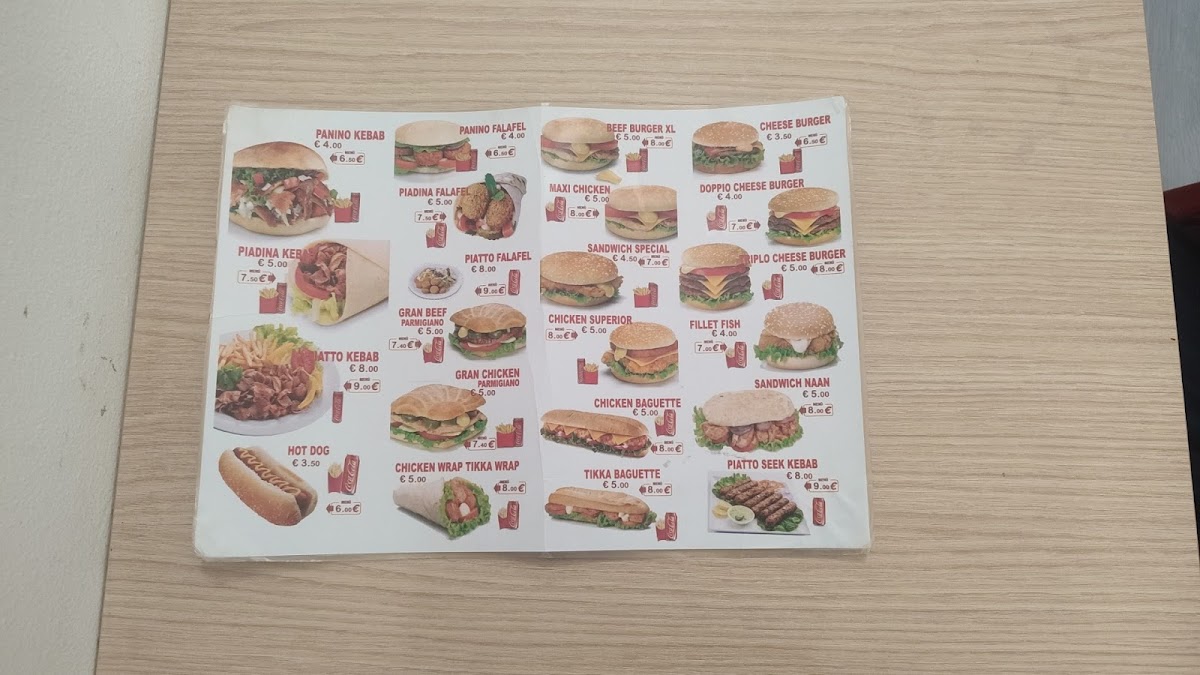 Benny Kebab Photo Menu 2