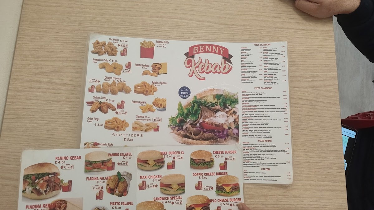 Benny Kebab Photo Menu 3