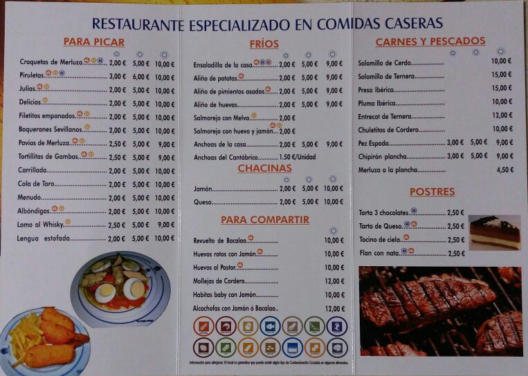 Restaurante la Casa Vieja Photo Menu 1