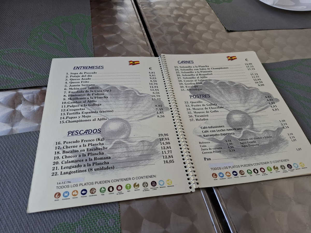 Restaurante La Perla Photo Menu 5