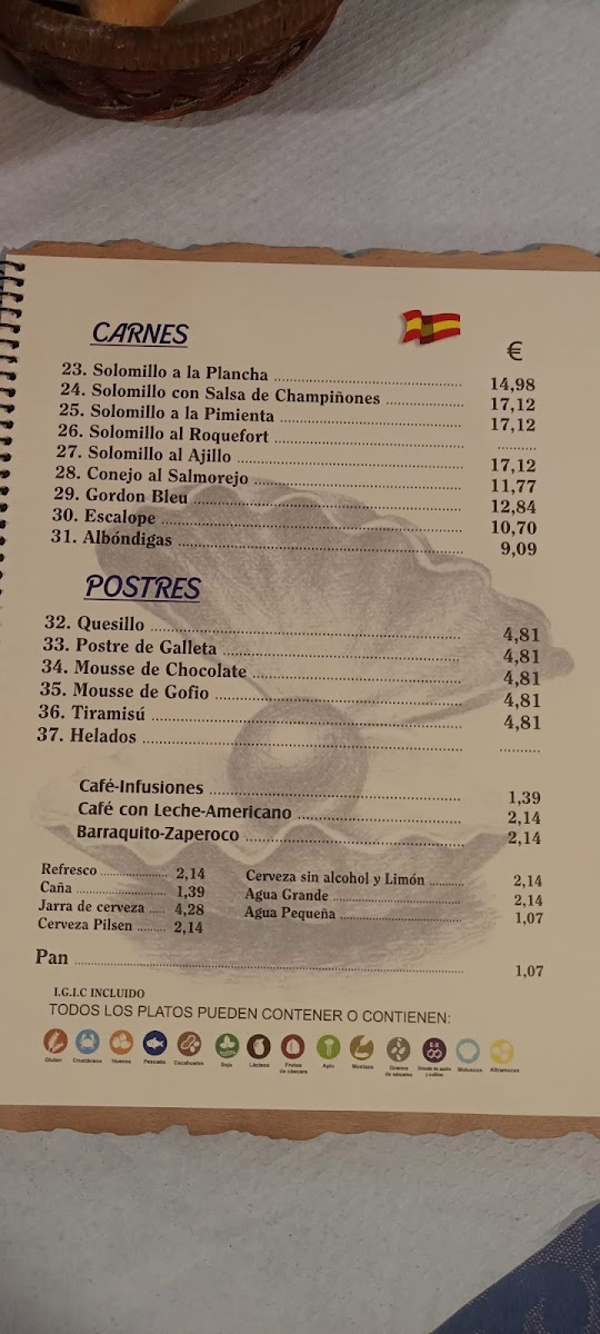Restaurante La Perla Photo Menu 8
