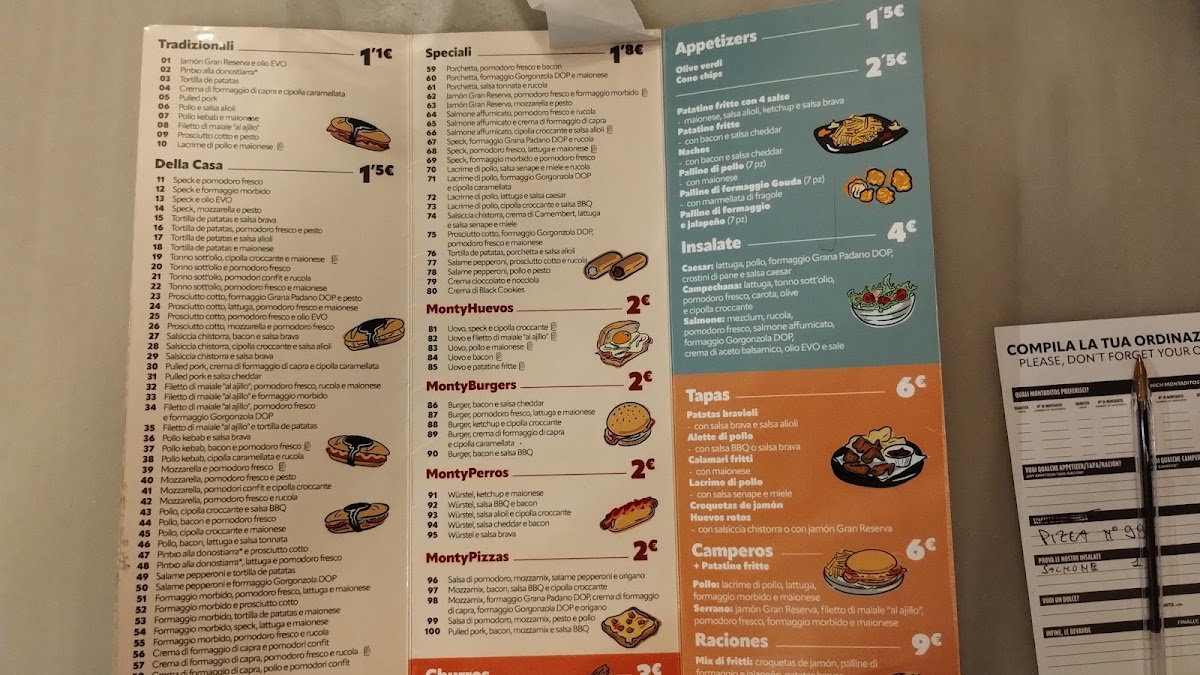 100 Montaditos Photo Menu 1