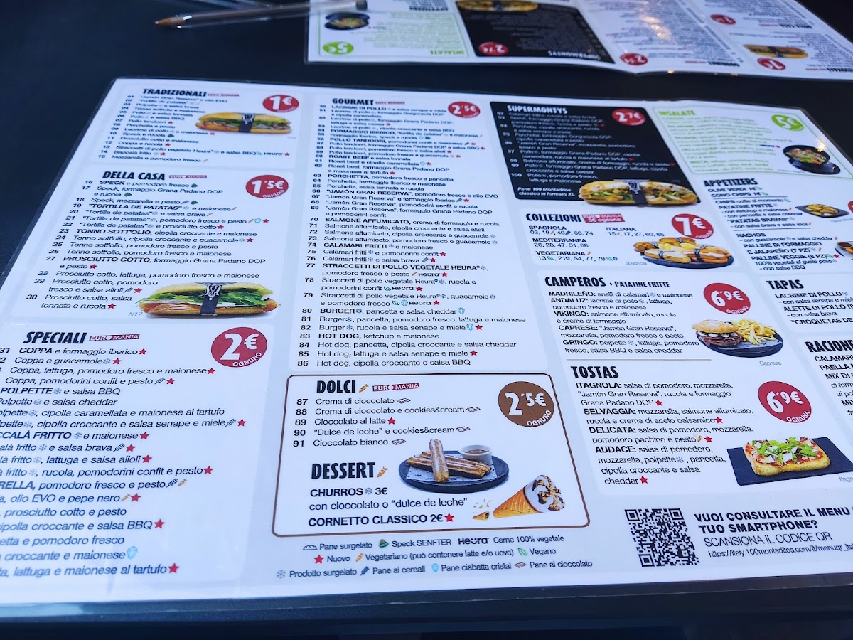 100 Montaditos Photo Menu 2