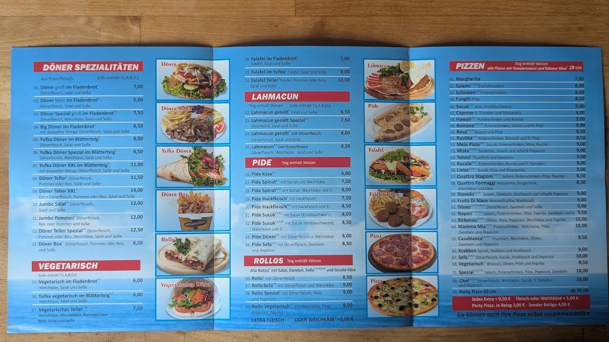 Sefa Döner Photo Menu 2