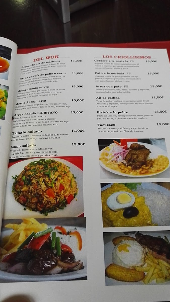 Tushpa Restaurante Peruano Photo Menu 2