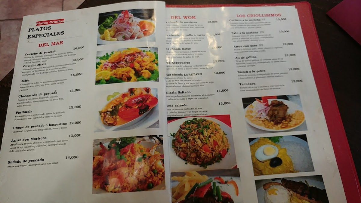 Tushpa Restaurante Peruano Photo Menu 4