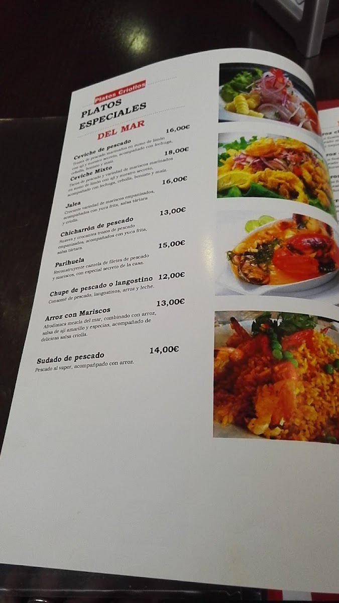 Tushpa Restaurante Peruano Photo Menu 8