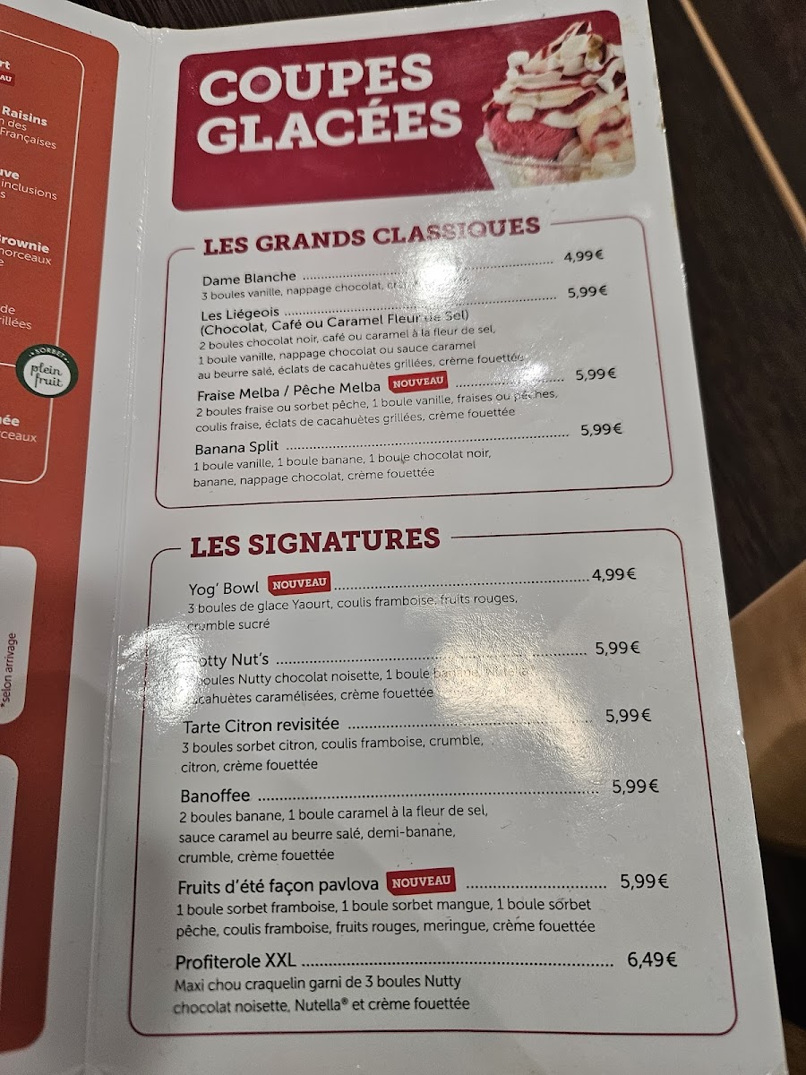 FLUNCH PARIS MONTMARTRE Photo Menu 1
