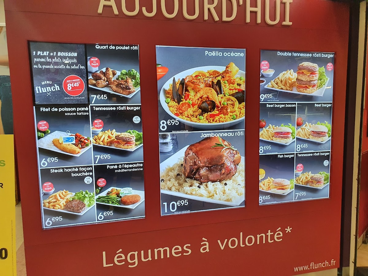 FLUNCH PARIS MONTMARTRE Photo Menu 3