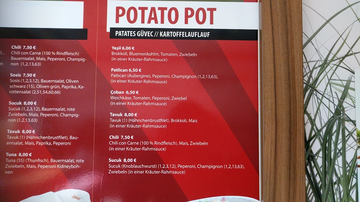 Coban Kumpir (Walle) Photo Menu 1