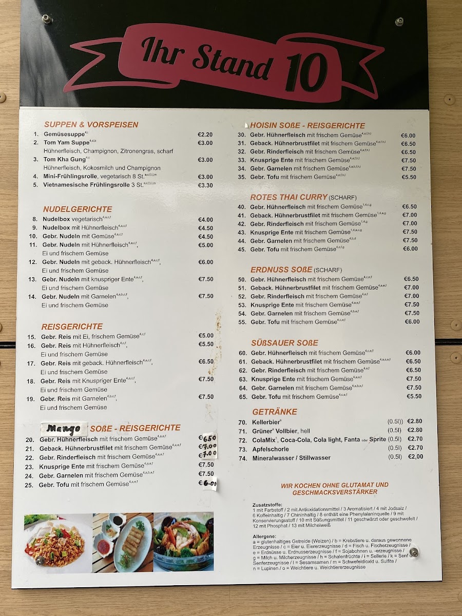 SEN Asiatische Spezialitäten Photo Menu 2