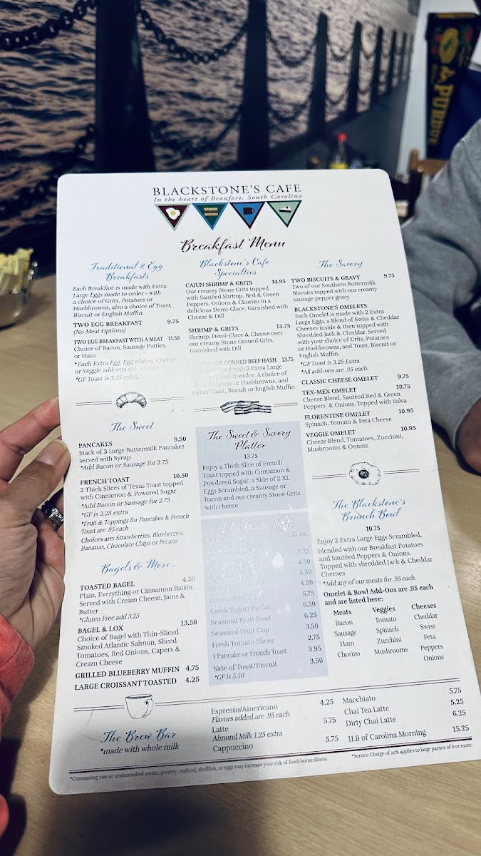 Blackstone's Café Photo Menu 10