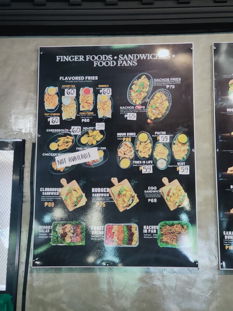 A-Delpha's Burger Photo Menu 1