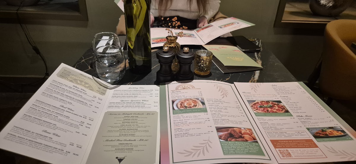 Elysium Bistro (St Albans) Photo Menu 4
