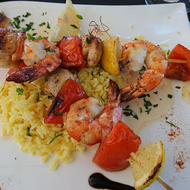 Brochettes de Gambas Et Noix de Saint Jacques
