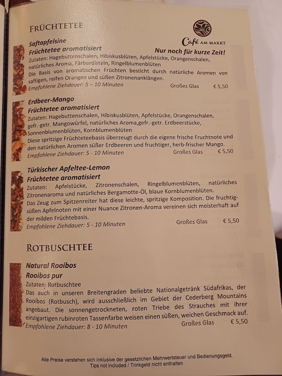 Café am Markt Photo Menu 1