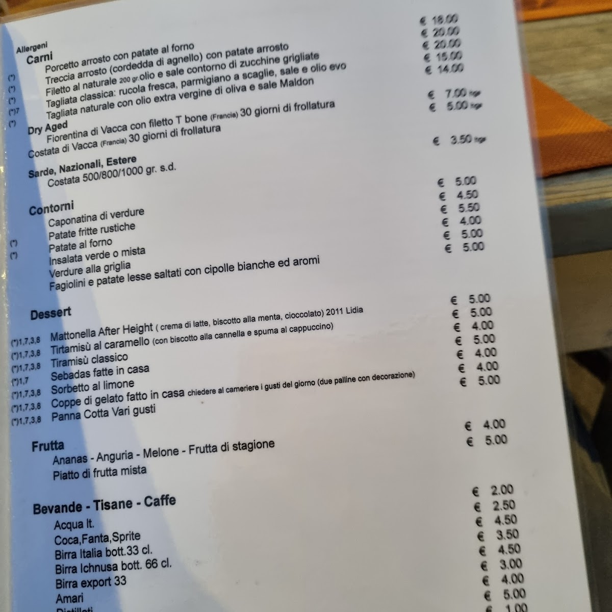Ristorante Su Nugoresu Photo Menu 2