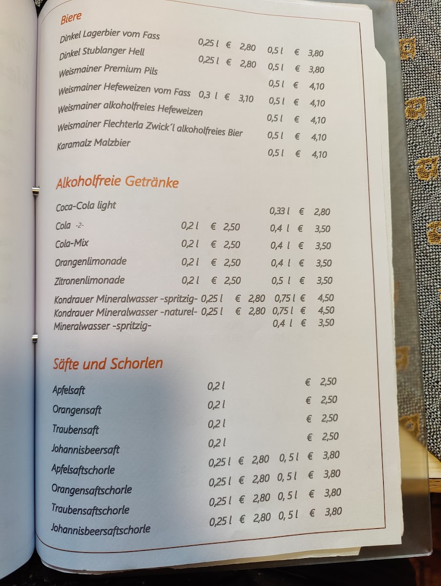Gasthof Dinkel Photo Menu 8