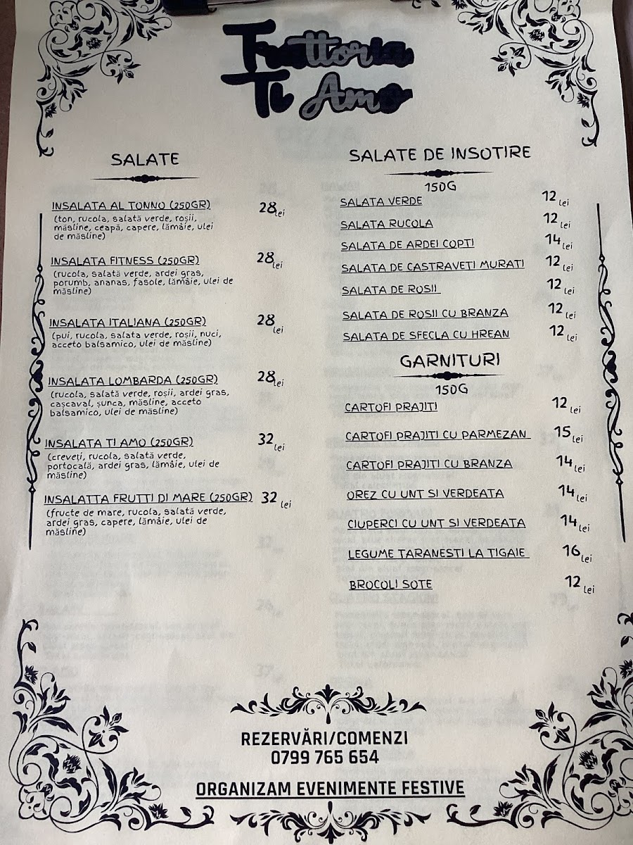 Trattoria Ti Amo Branesti Photo Menu 2
